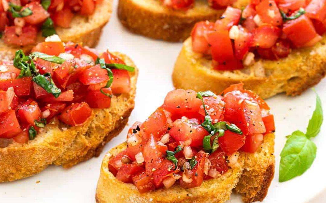 Tomato & Basil Bruschetta!